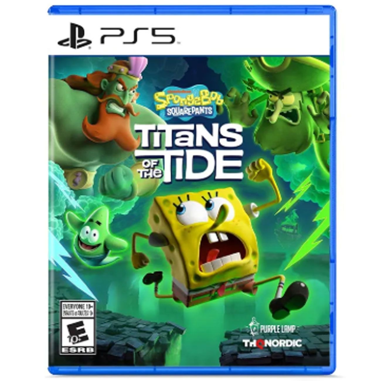 بازی پلی استیشن5 SpongeBob SquarePants Titans of the Tide Action PS5 Game