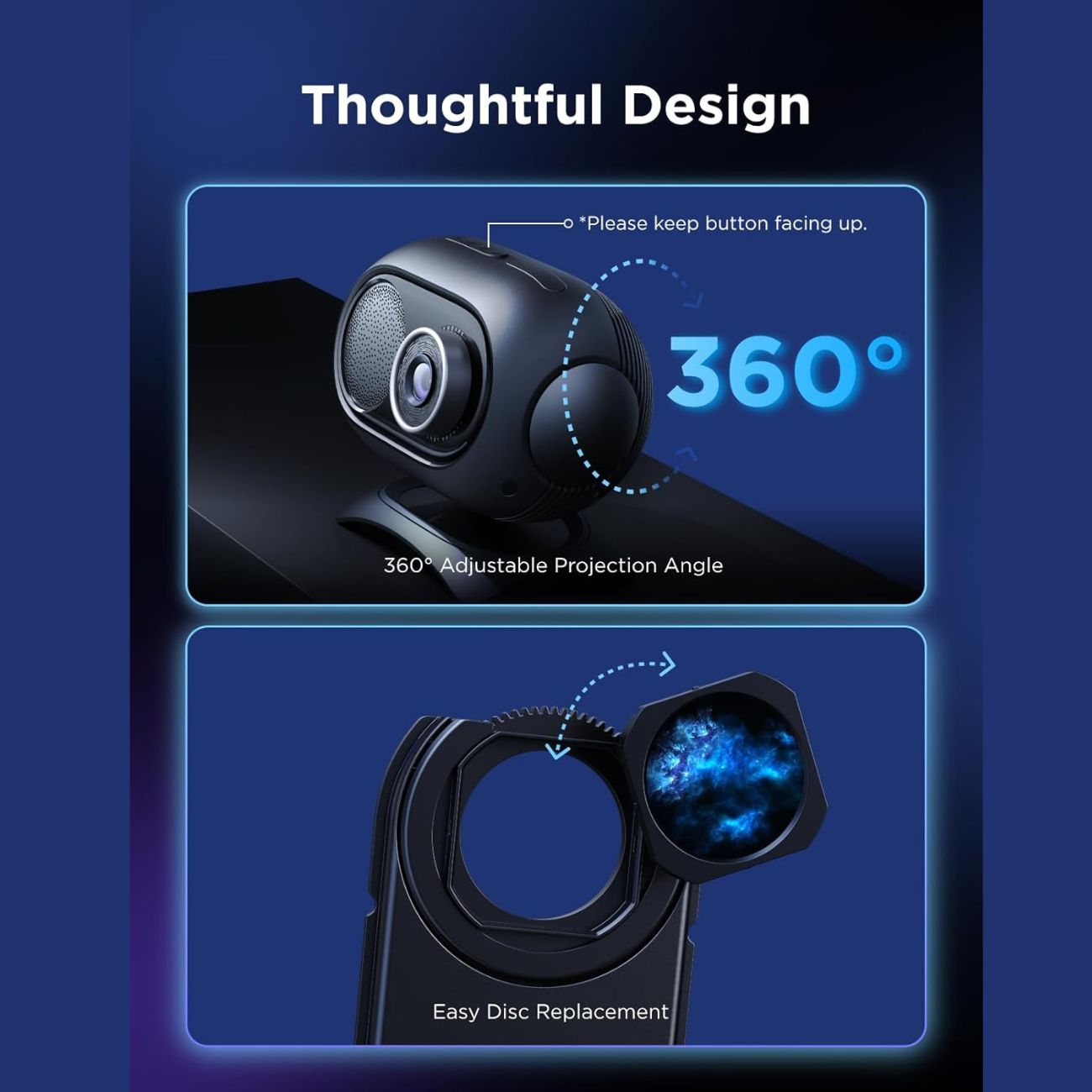 نما تغییر درجه هوشمند کهکشانی گووی Govee Galaxy Light 2 Pro H609D Projector