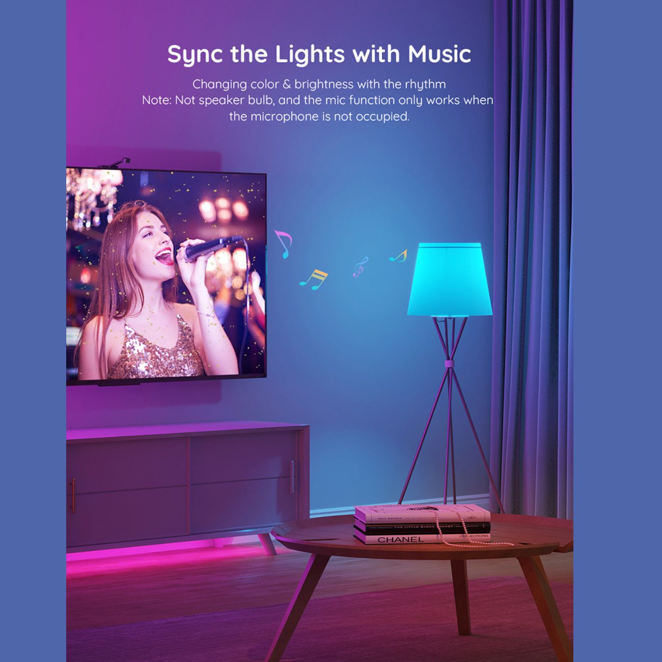 نما رنگ آبی  هوشمند گووی Govee Smart LED Bulb H6004 Lamp