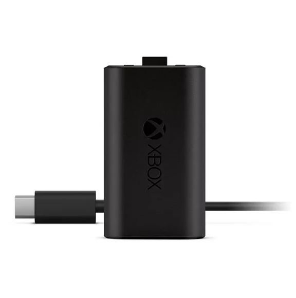 نمای جلو باتری قابل شارژ دسته Xbox Rechargeable Battery Usb C Cable
