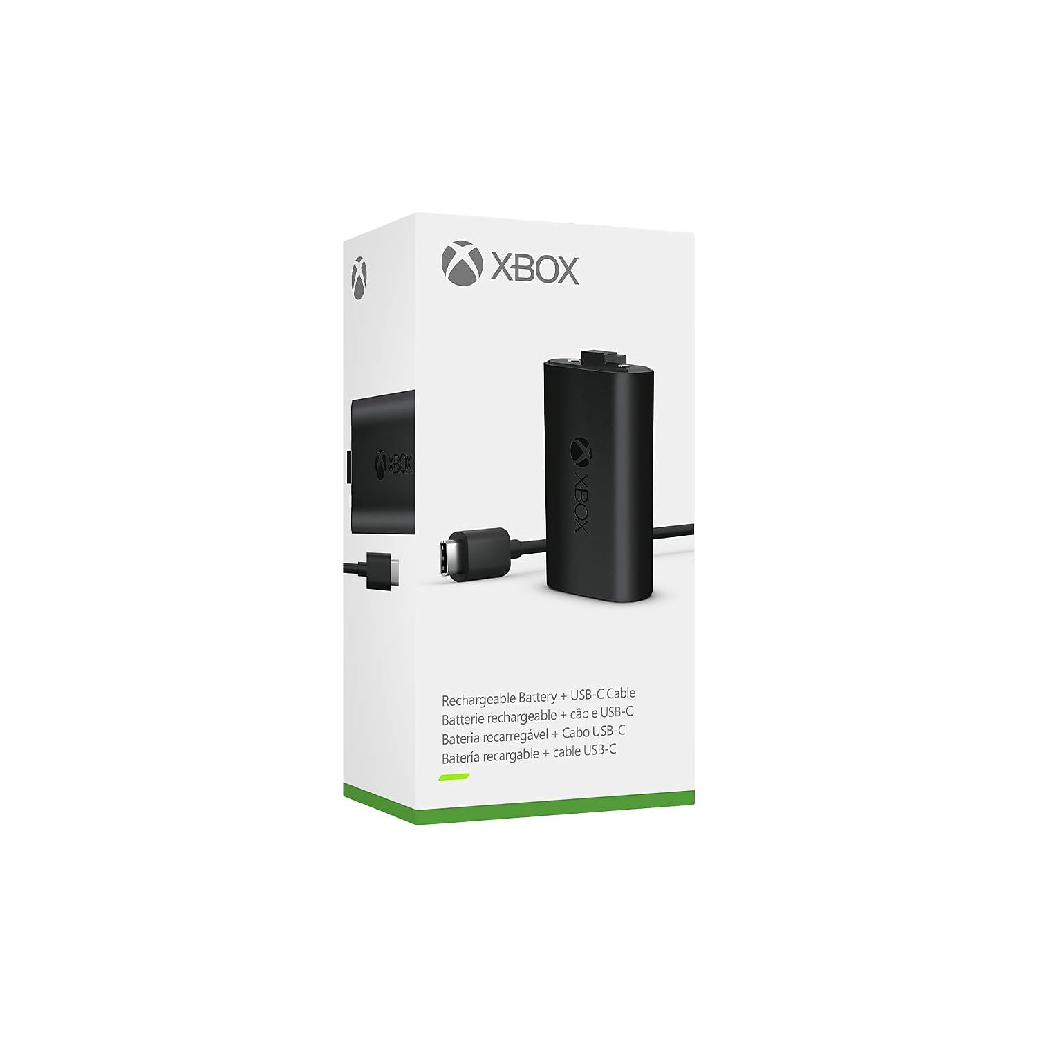 جعبه باتری قابل شارژ دسته Xbox Rechargeable Battery Usb C Cable