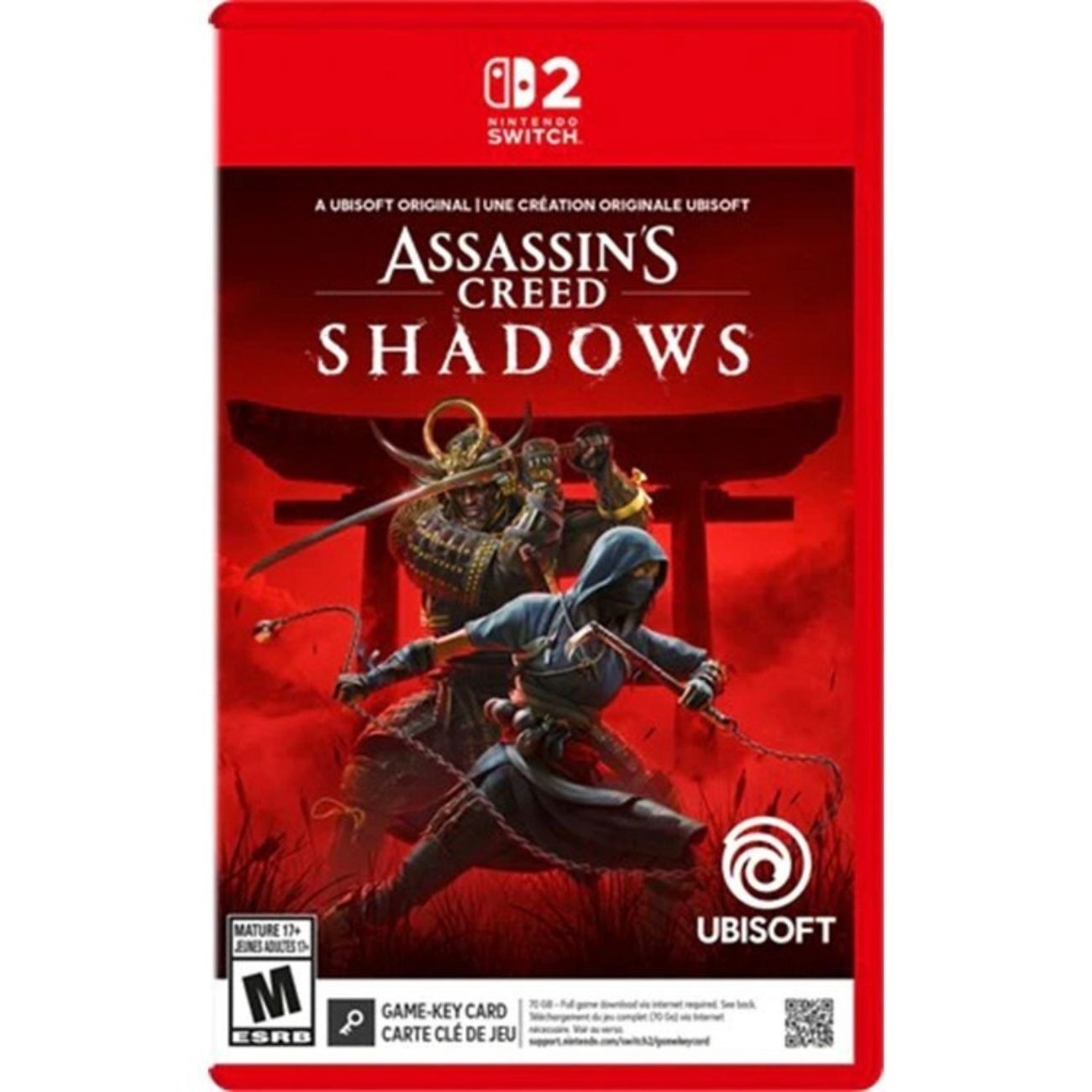 بازی نینتندو سوییچ2 Assassins Creed Shadows Nintendo Switch 2 Action Role‑Playing Game