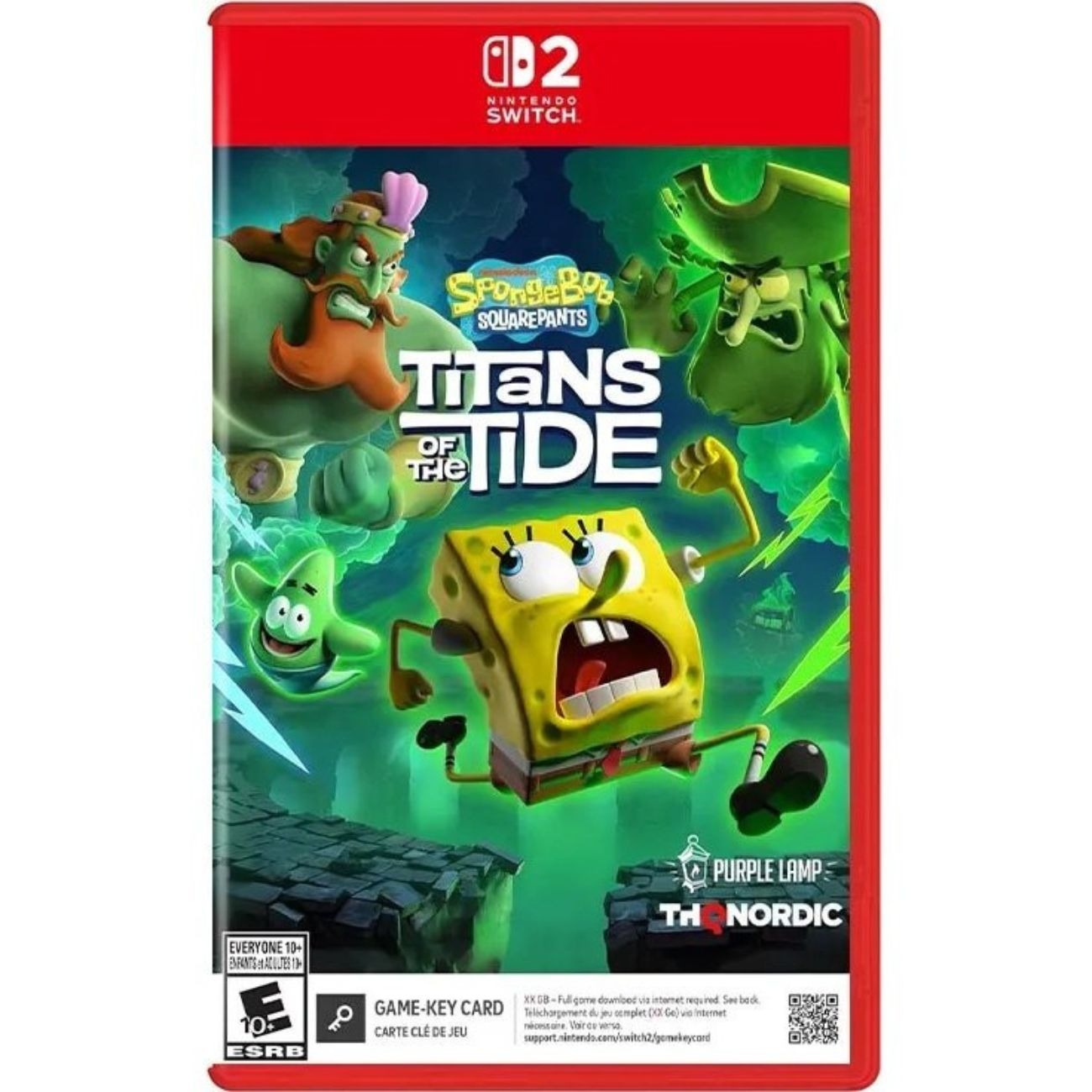 بازی نینتندو سوییچ2 SpongeBob SquarePants Titans of the Tide Nintendo Switch 2 Game