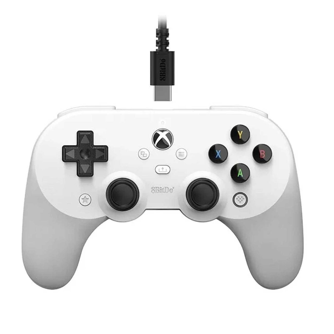 دسته بازی ایت‌بیت‌دو Eight bitdo Pro 2 White Xbox Wired Controller