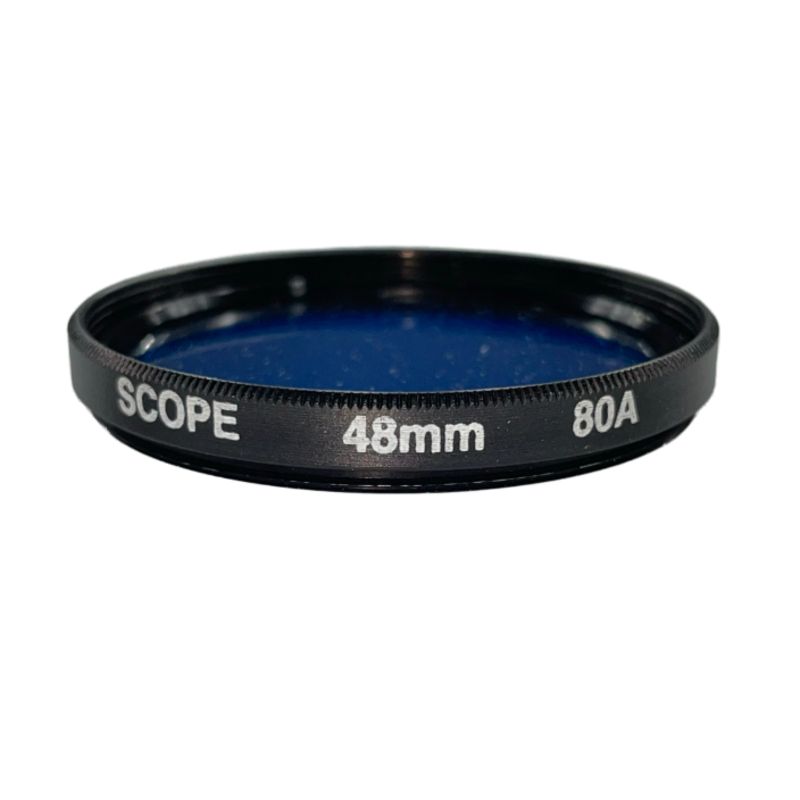 فیلتر لنز اسکوپ Scope BLUE 80A 48mm filter lens