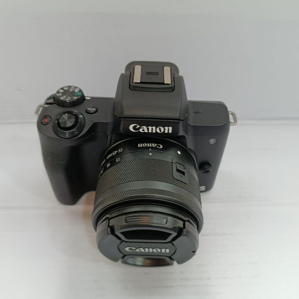 دوربین دست دوم  بدون آینه کانن Canon EOS M50 kit 15-45mm black (3000 شات)