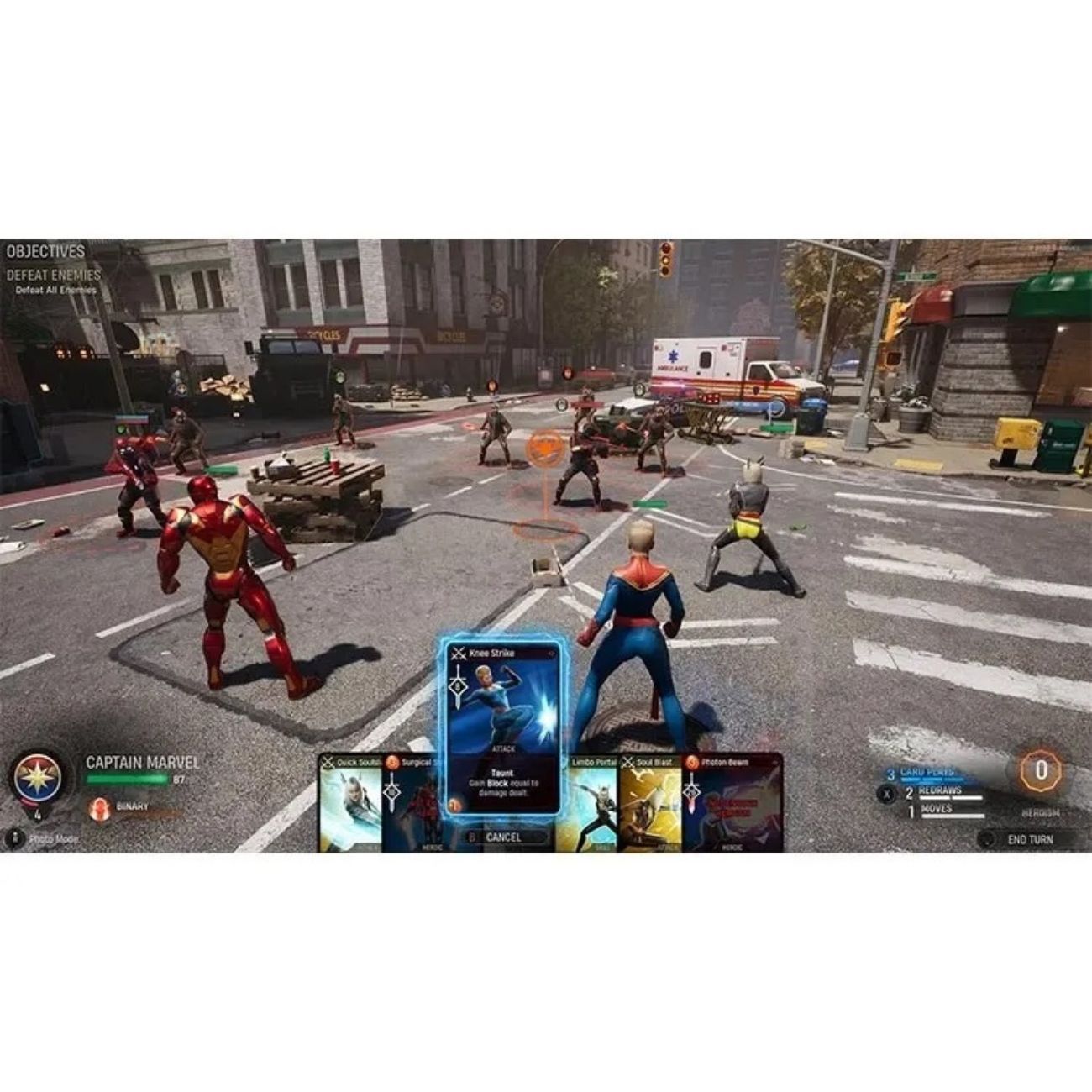 نمای محیط بازی پلی استیشن Marvels Midnight Suns Enhanced Edition Ps5