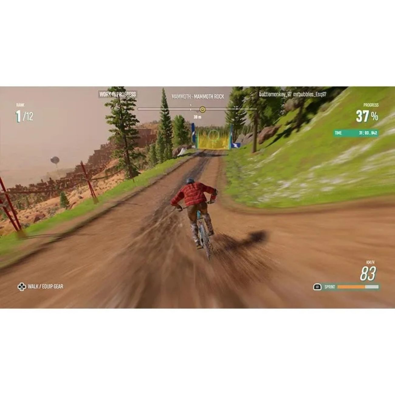 نما از فضای بازی پلی استیشن Riders Republic Ps5