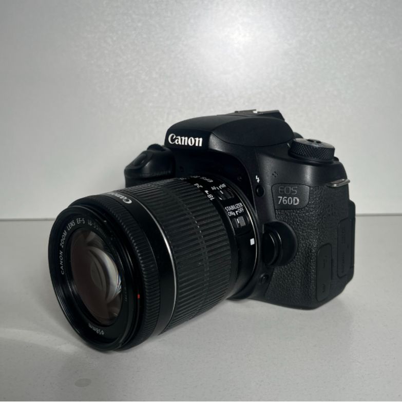 دوربین دست دوم عکاسی کانن Canon EOS 760D Kit 18-55mm f/3.5-5.6 IS STM (19646 شات)