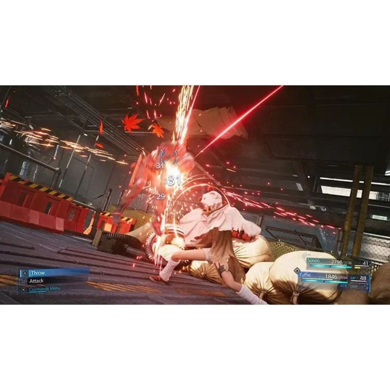 نما از مبارزه بازی پلی استیشن Final Fantasy Vii Remake Intergrade For Ps5