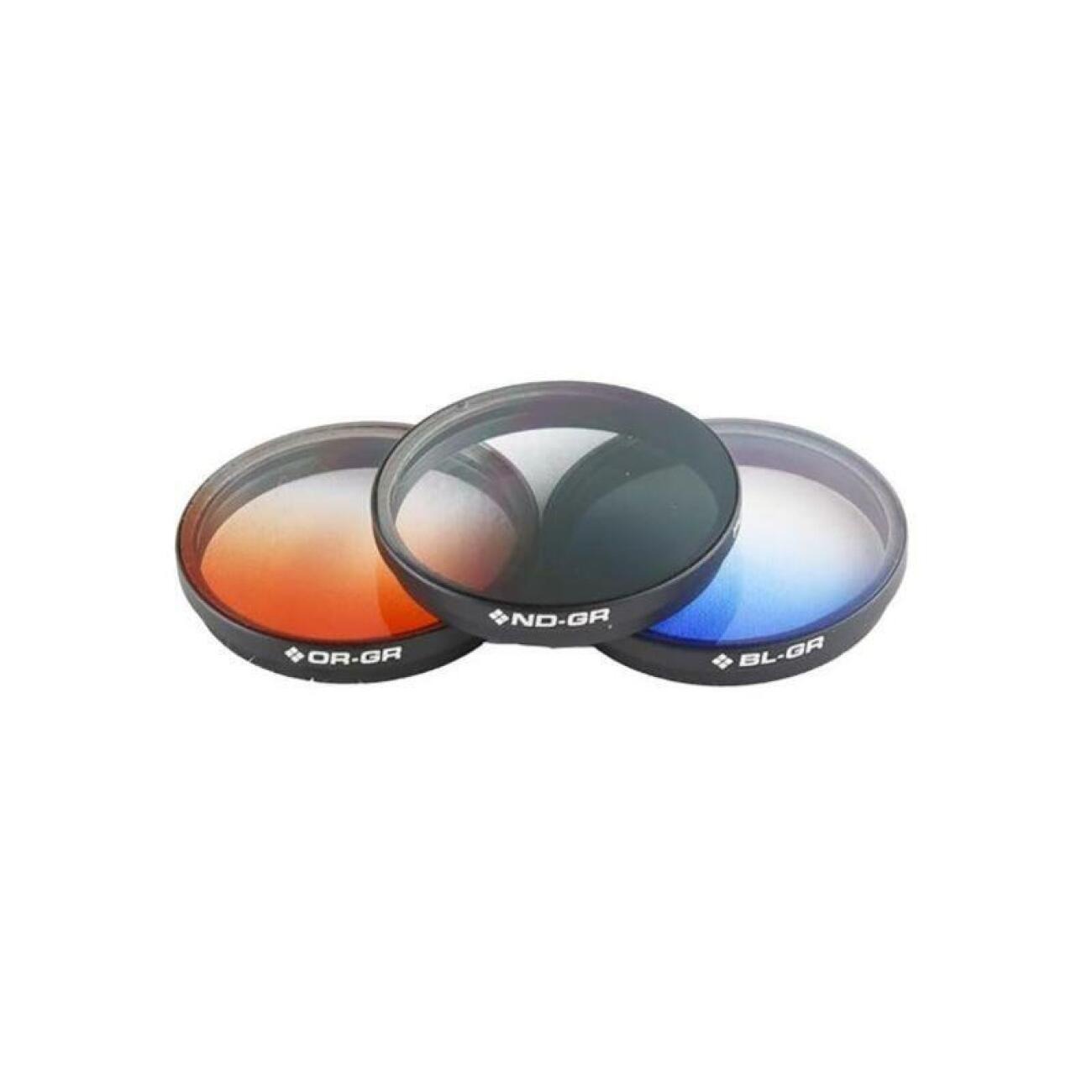 فیلتر لنز عکاسی KIT3(ND8+BLUE GRADIENT+ORANGE GRADIENT)FOR NISPIRE1 POLAR PRO filter lens