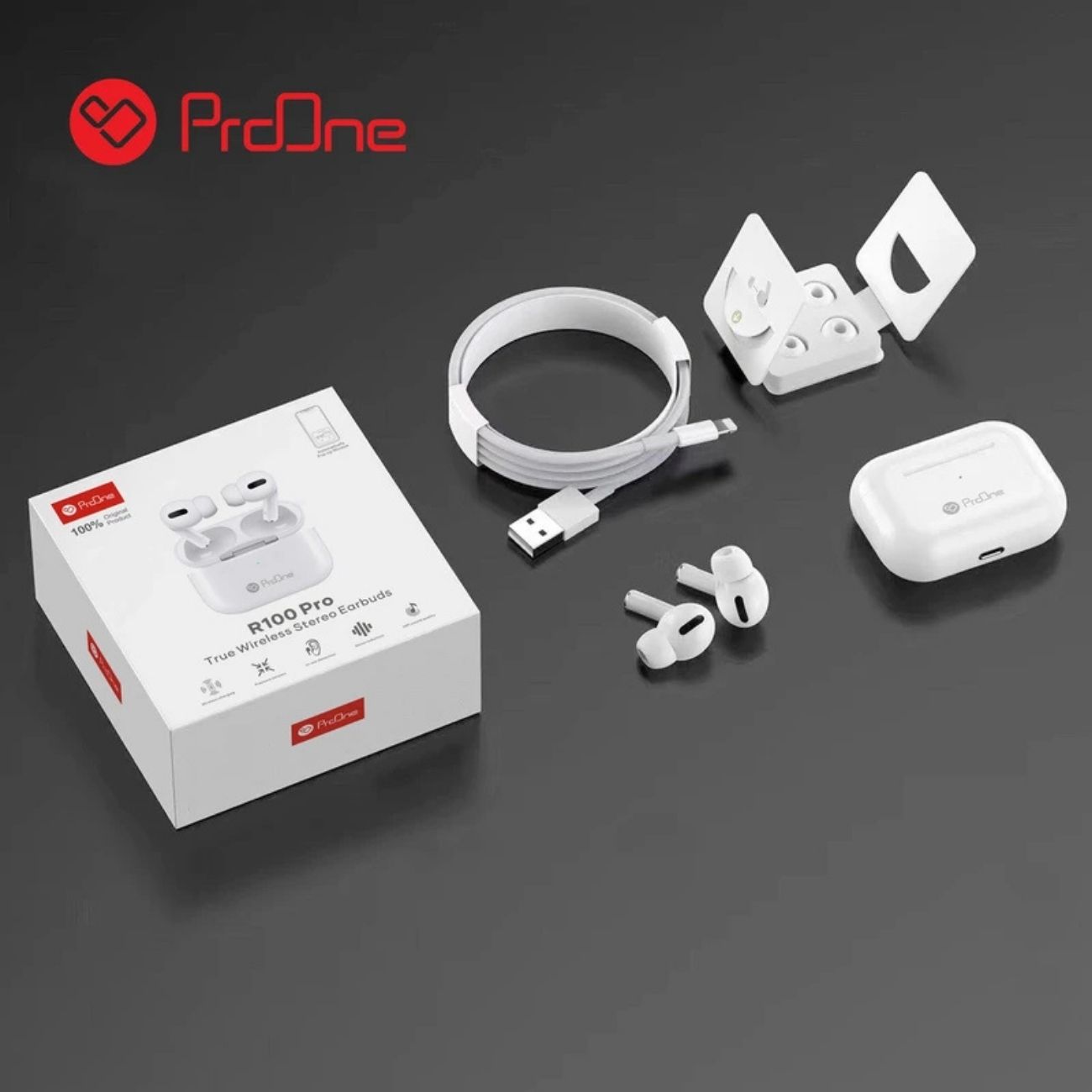 نمای اقلام هندزفری بلوتوثی پرووان ProOne R100 Pro Wireless Bluetooth Handsfree
