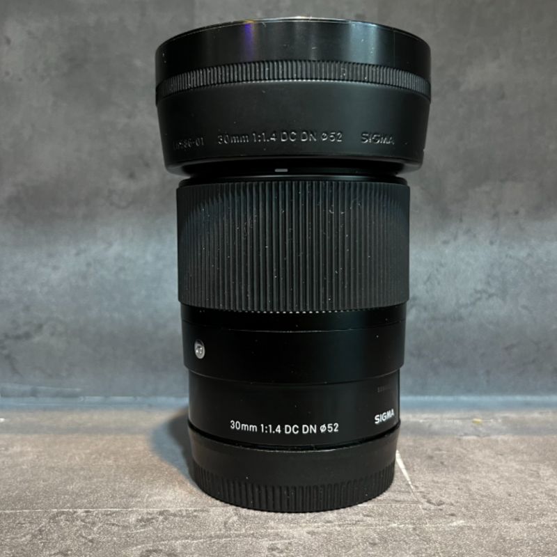 لنز دست دوم سیگما Sigma 30mm f/1.4 DC DN Contemporary for Canon EF-M (جعبه دارد)