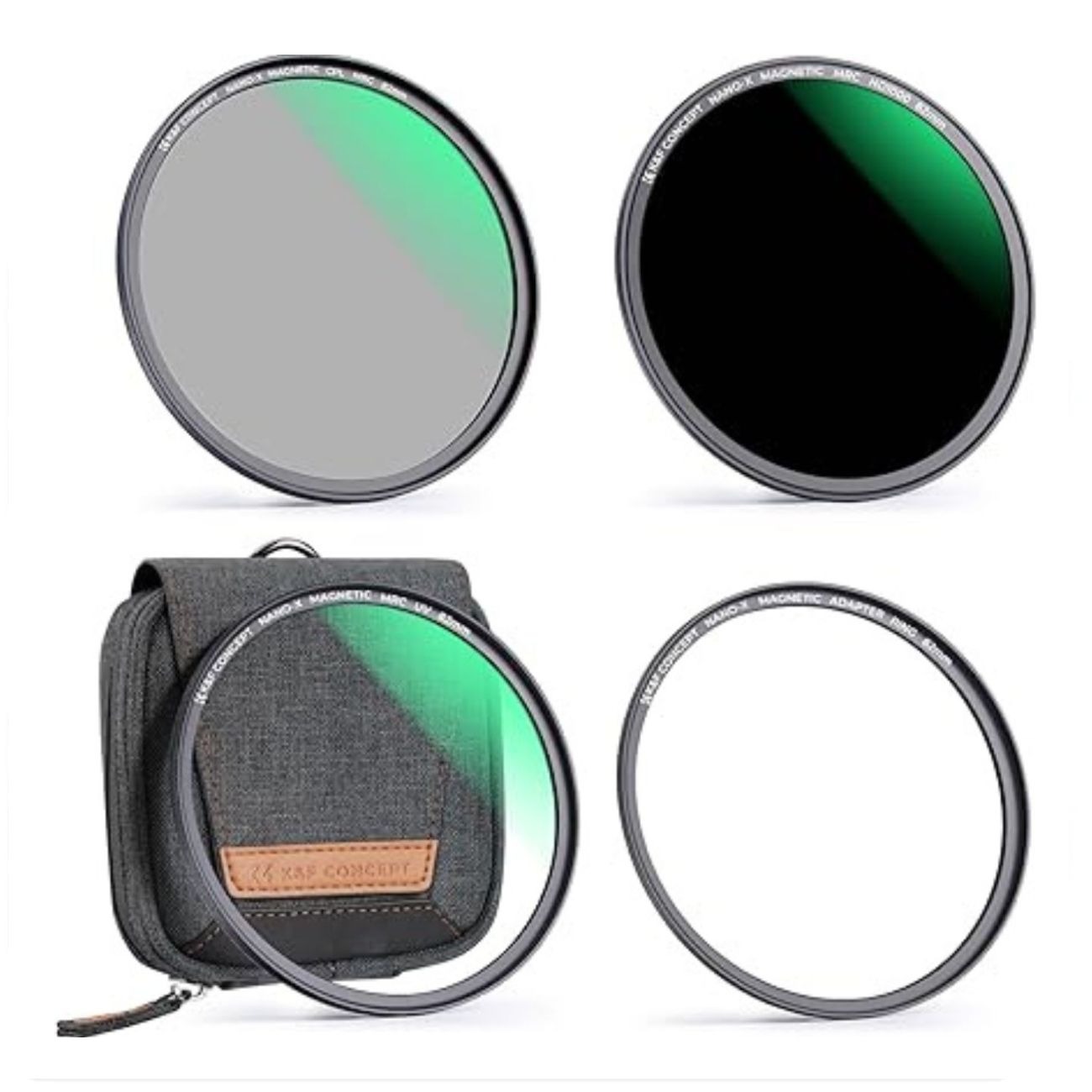 فیلتر لنز کی اند اف K&F UV-CPL-ND1000 MAGNATIC MRC NANO-X-82MM Filter Kit