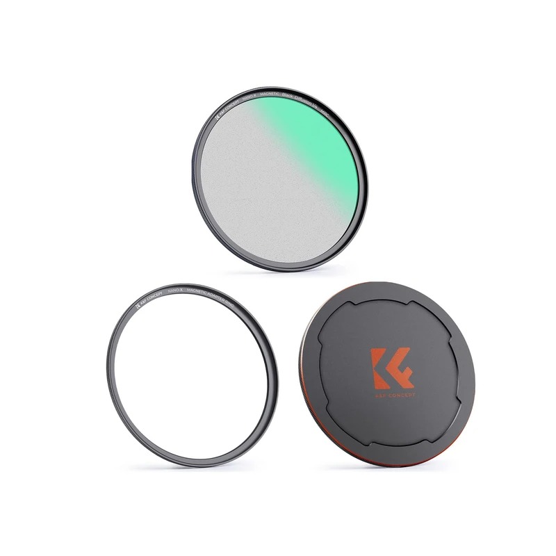 فیلتر لنز کی اند اف K&F Concept BLACK DIFFUSION1/4 MRC MAGNETIC RING CAP NANO X 82mm filter lens