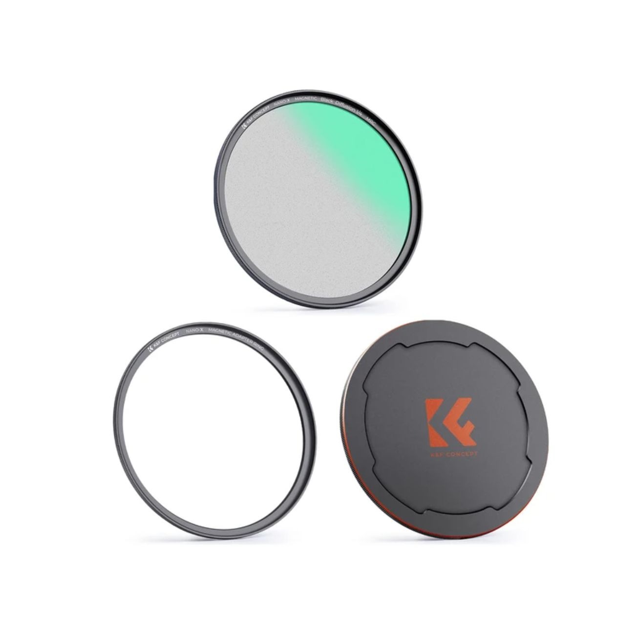 فیلتر لنز کی اند اف K&F Concept BLACK DIFFUSION1/4 MRC MAGNETIC RING CAP NANO X 72mm filter lens