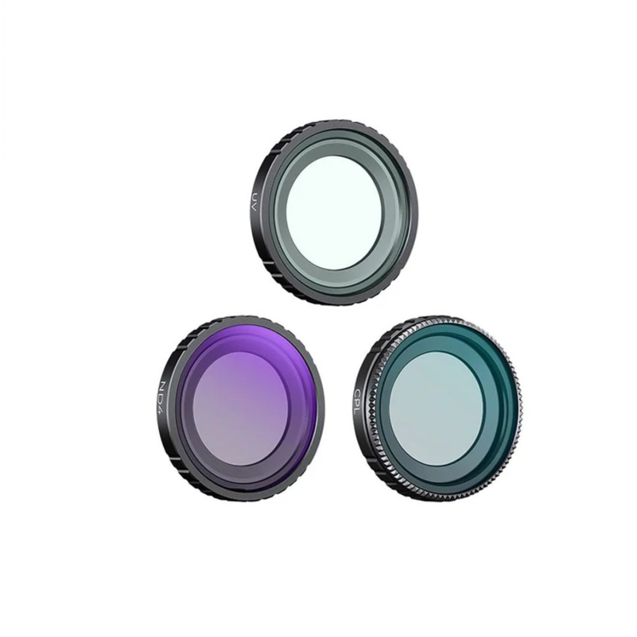 کیت فیلتر لنز کی اند اف K&F Concept  SET 3(ND4 + UV+ CPL)FOR INSTA360 GO3 - NANO-X Filter Lens Kit
