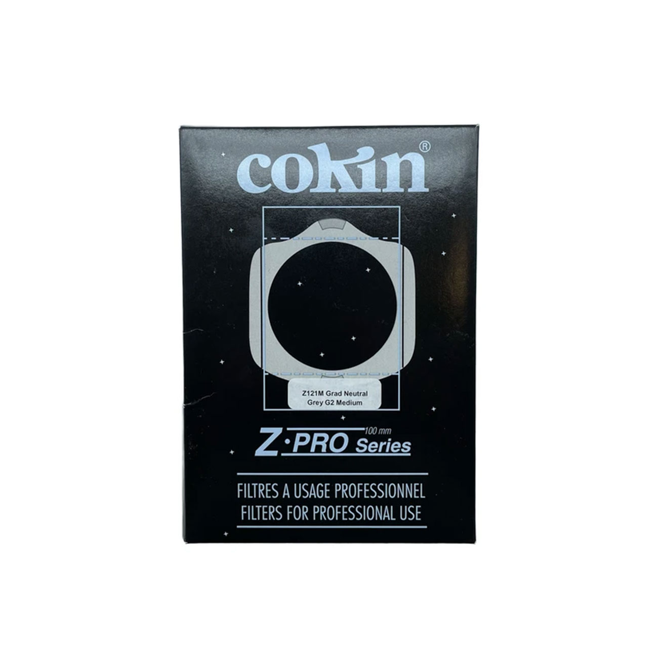 نمای روبه رو فیلتر لنز کوکین Cokin Square Filter Graduated Neutral Grey G2 Medium Z Series Filter Le