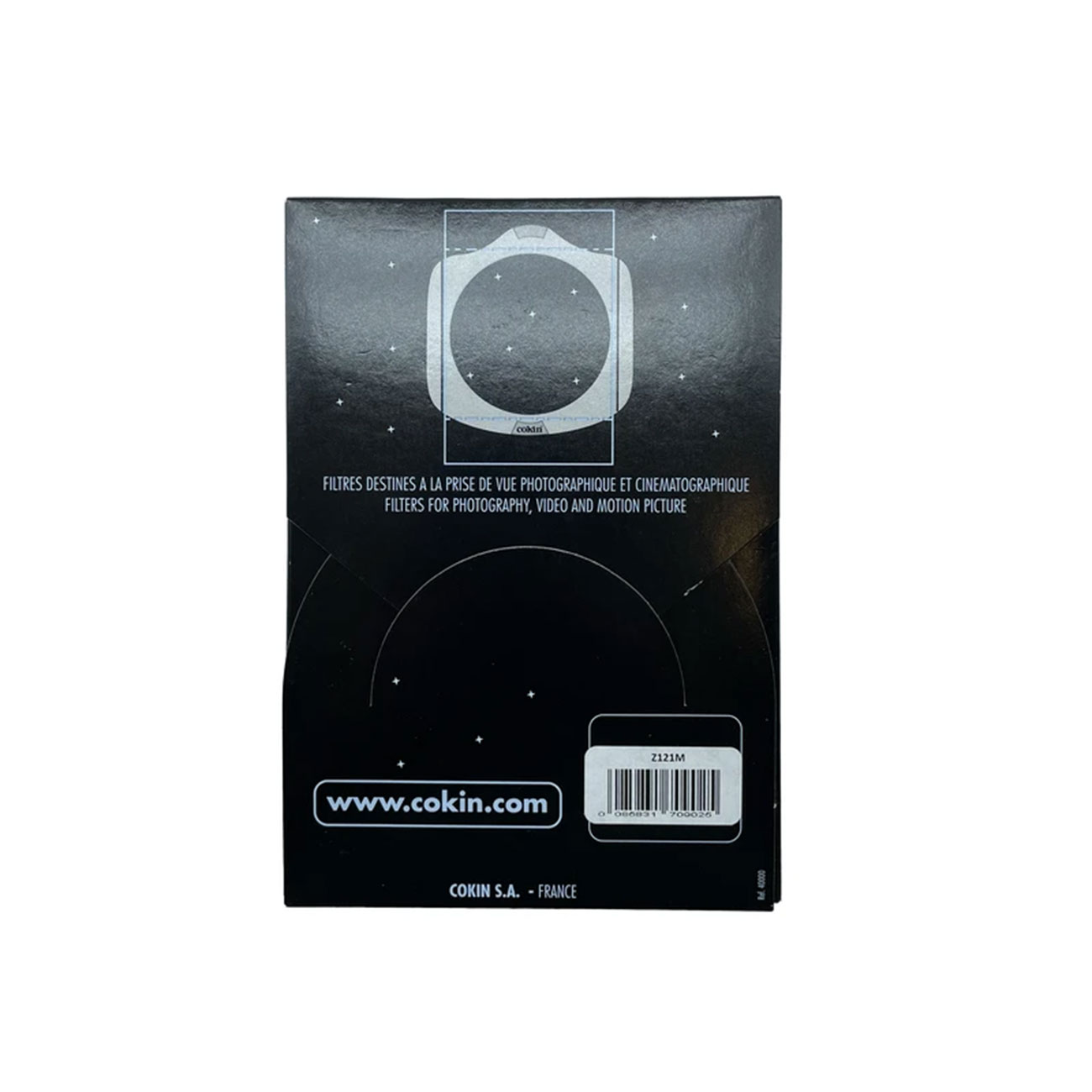 نمای پشت فیلتر لنز کوکین Cokin Square Filter Graduated Neutral Grey G2 Medium Z Series Filter Lens