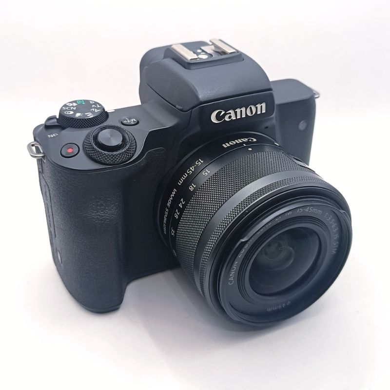 دوربین دست دوم Canon EOS M50 Mark II kit 15-45mm f/3.5-6.3 IS STM (10000 شات)
