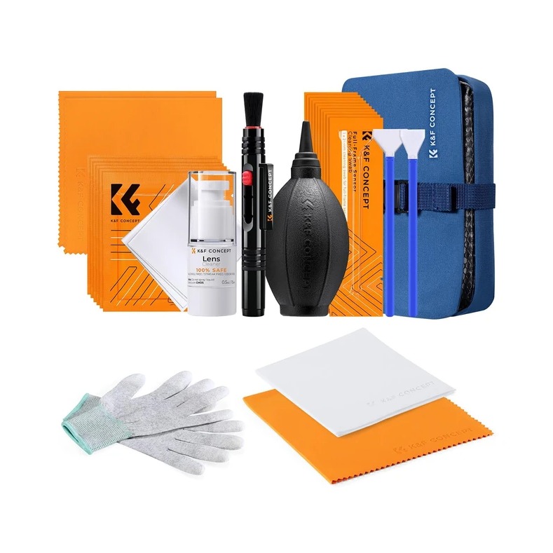 کیت تمیز کننده لنز دوربین کی اند اف k&f (23IN1) Camera Lens cleaning kit