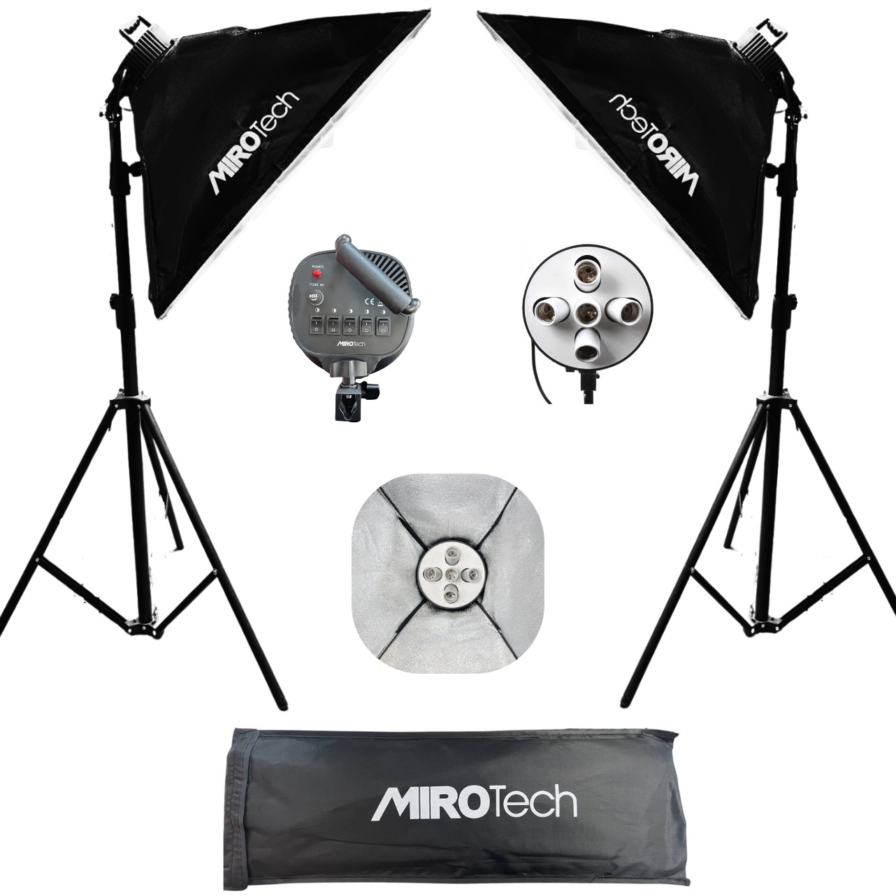 کیت دوشاخه هولدر پنج لامپ سرامیکی میروتک Mirotech Five Ceramic Lamp Holder Kit