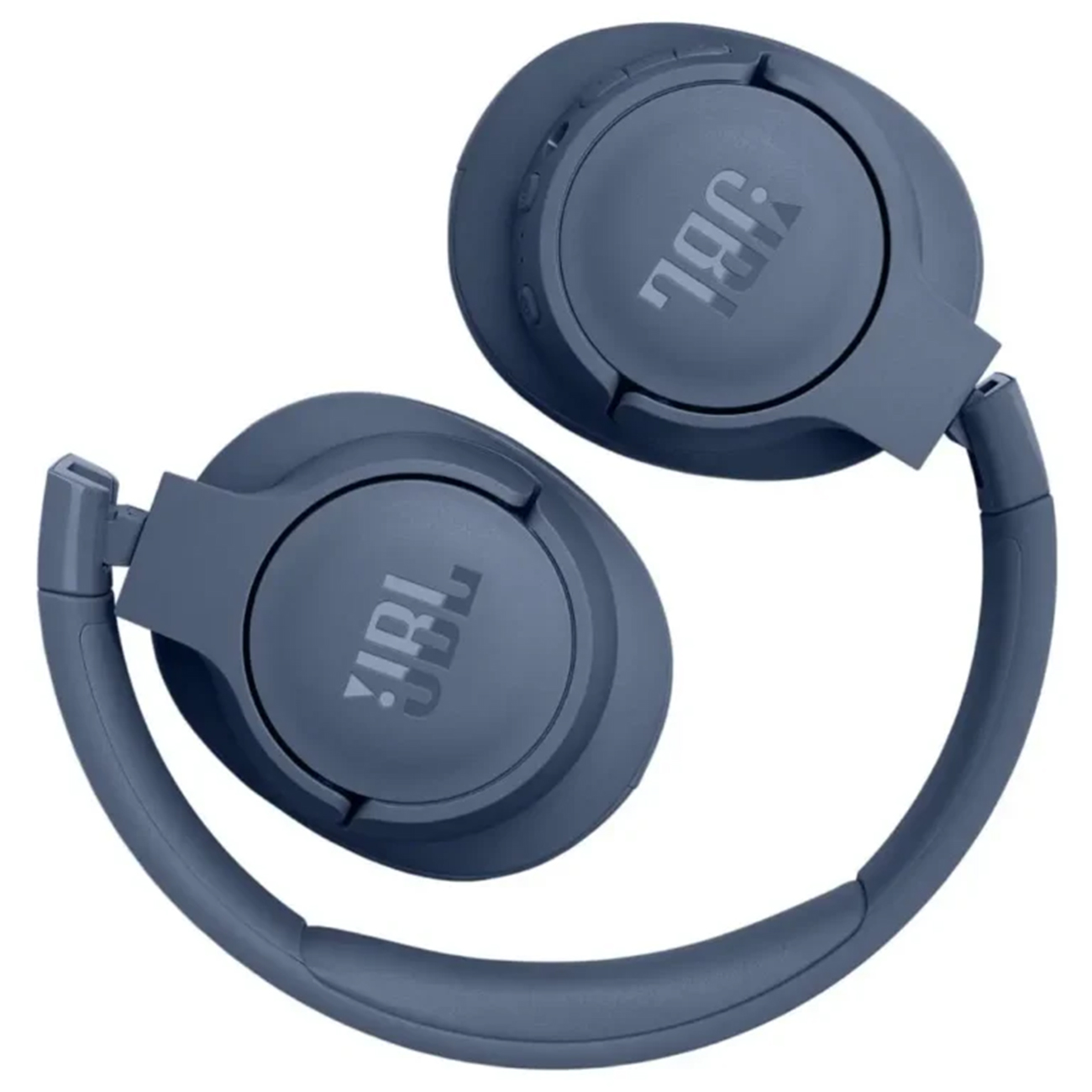 عکس از قابلیت تاشو بودن هدفون بلوتوثی جی بی ال سورمه ای JBL Tune 770NC Wireless Headphones Blue