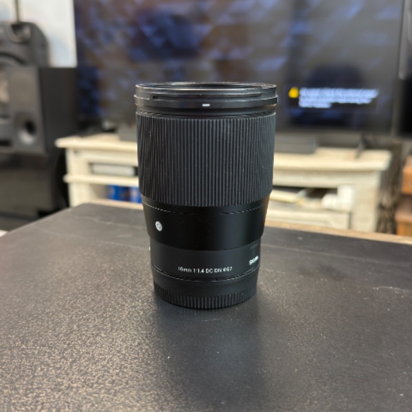 لنز دست دوم Sigma 16mm f/1.4 DC DN Contemporary Lens Sony E (جعبه دارد)