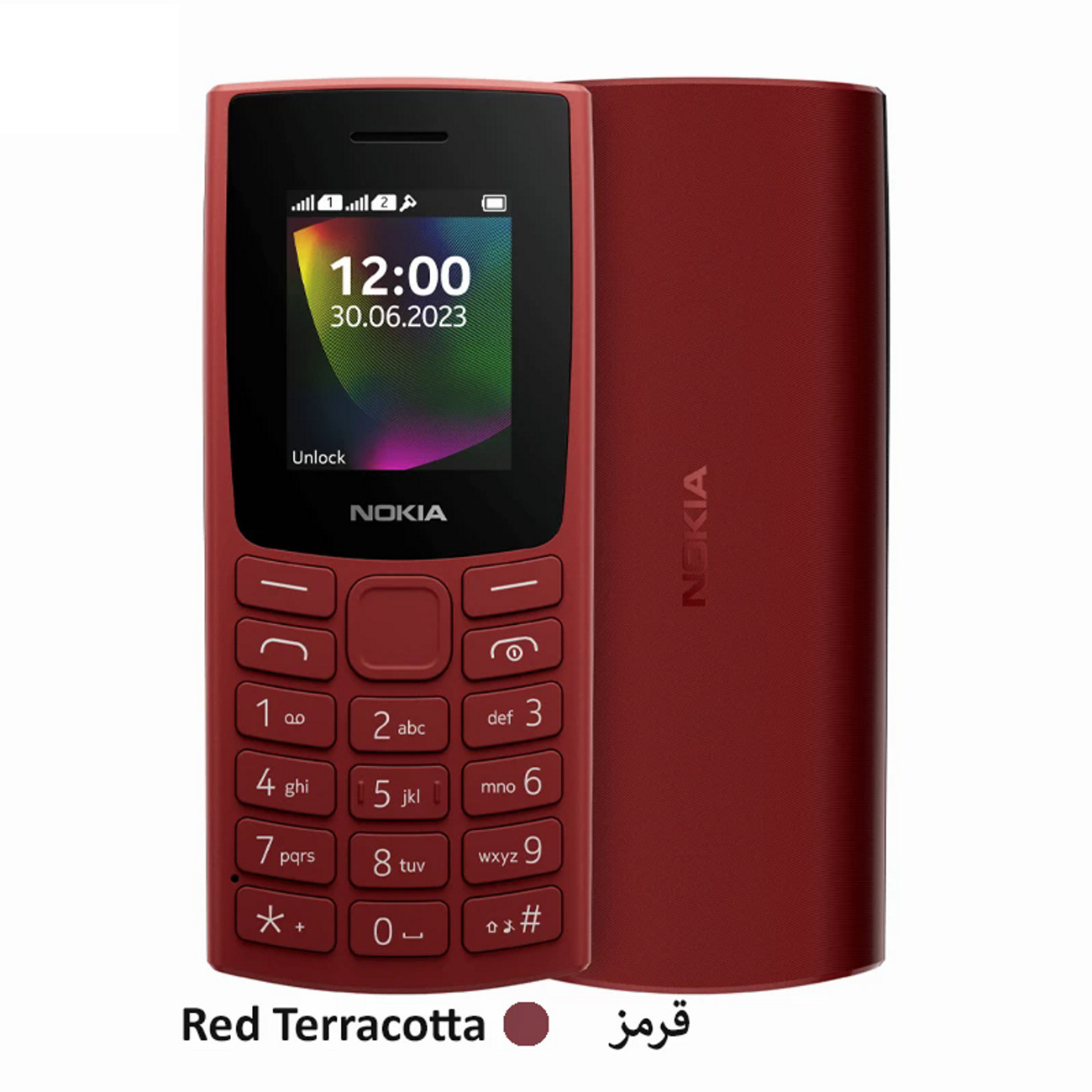 گوشی موبايل نوکیا (2013) Nokia 106  Dual Sim Phone Red