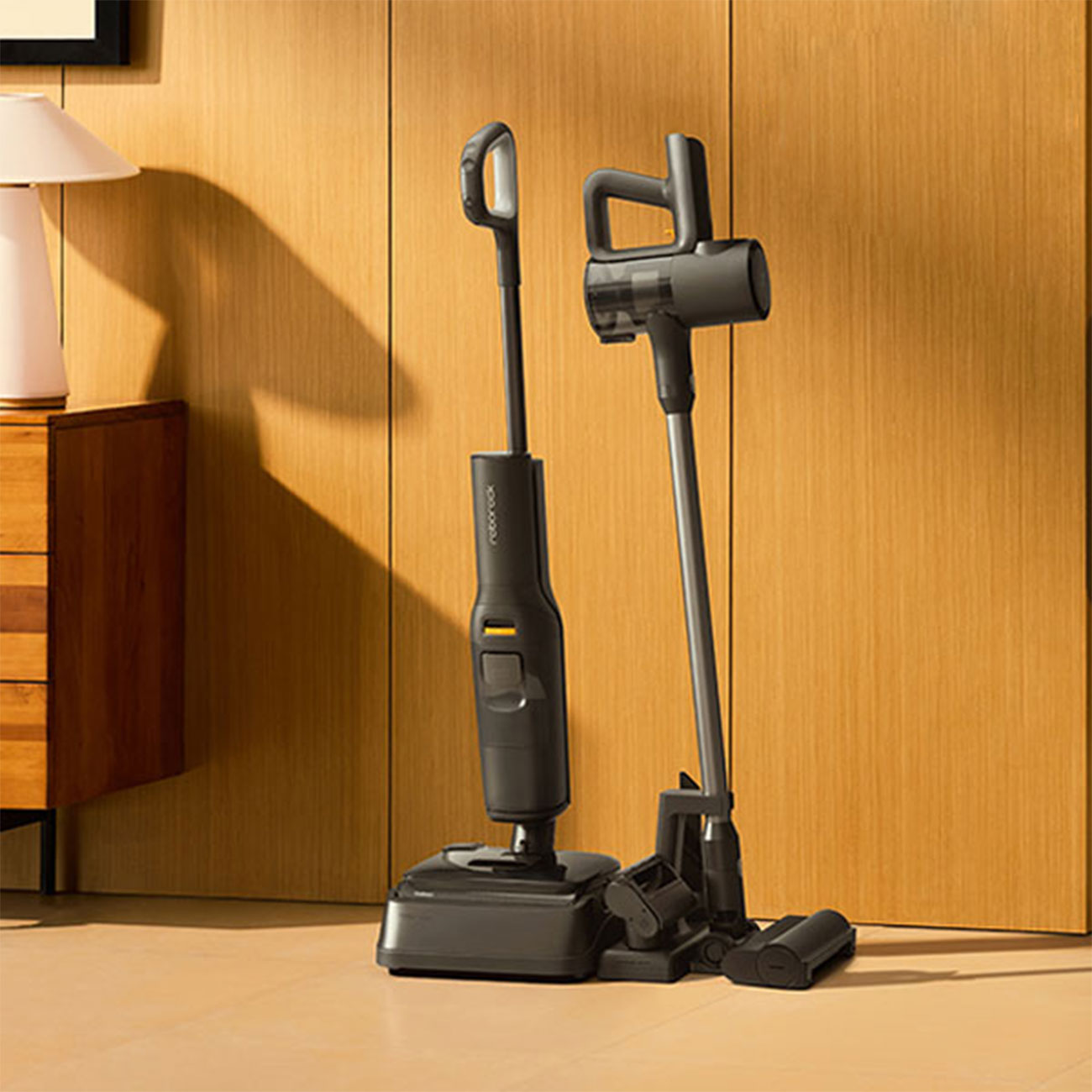 نمای کاربردی جارو عصایی روبوراک Roborock F25 Ace Combo rechargeable cleaner