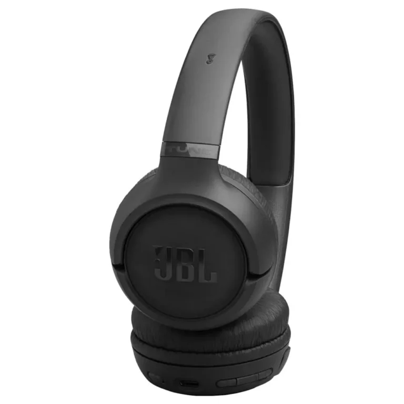 عکس سه رخ از هدفون بلوتوثی جی بی ال مشکی JBL Tune 530BT Bluetooth Headphone Black