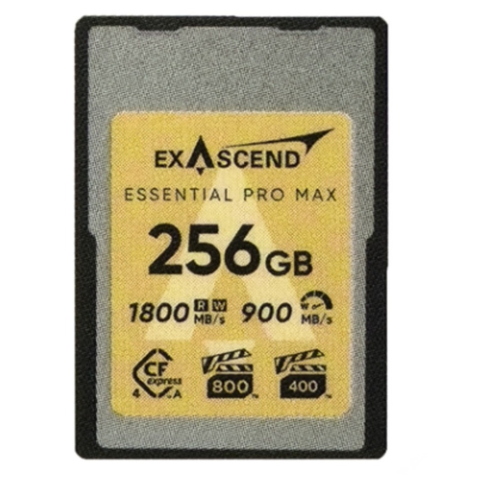 کارت حافظه اکساسند Exascend Essential Pro Max Series CFexpress Type A 1/800MB/s 256GB Memory Card