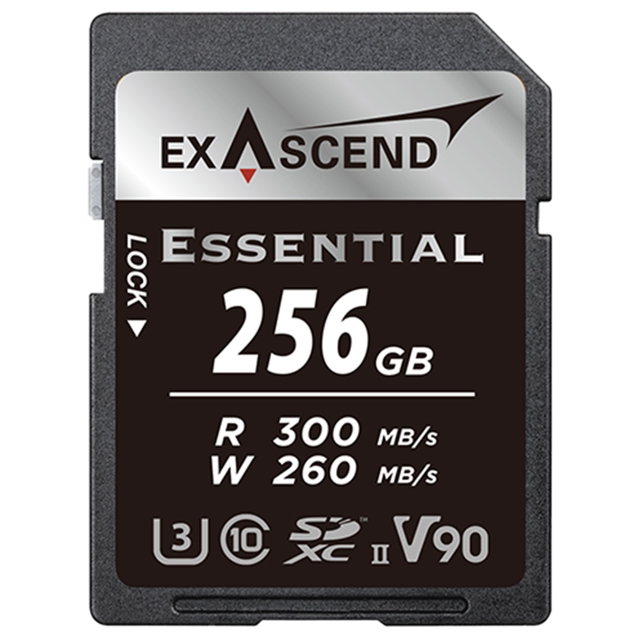کارت حافظه اکساسند Exascend Essential Series UHS-II SDXC 256GB V90 300MB/s Memory Card