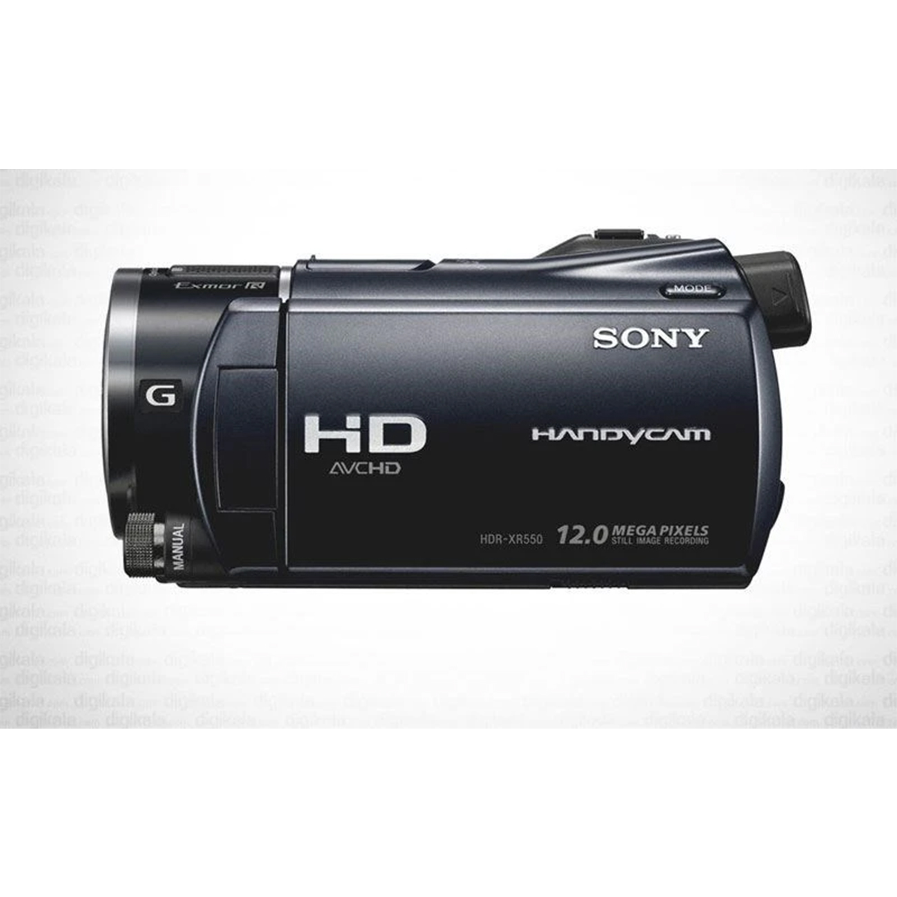 عکس از نمای کنار دوربین فیلمبرداری سونی Sony HDR-XR550 Camcorder