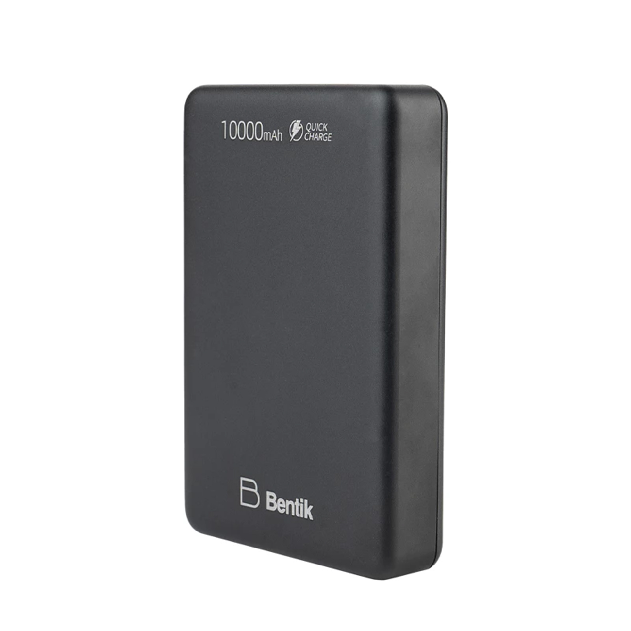 عکس از سه رخ پاور بانک بیسیم بنتیک مشکی Bentik BW10-15M 10000mAh Power Bank Black