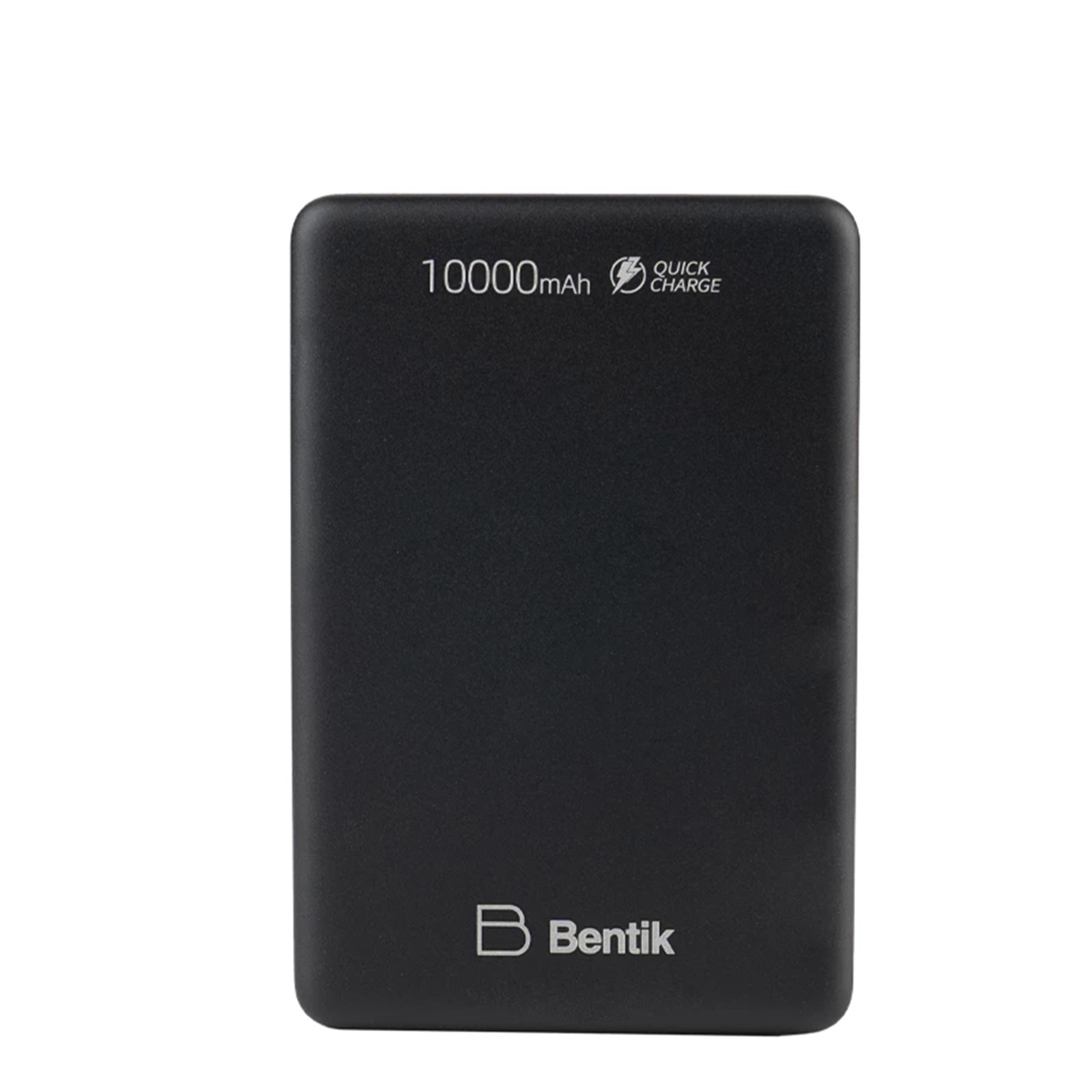 عکس از روبرو پاور بانک بیسیم بنتیک مشکی Bentik BW10-15M 10000mAh Power Bank Black