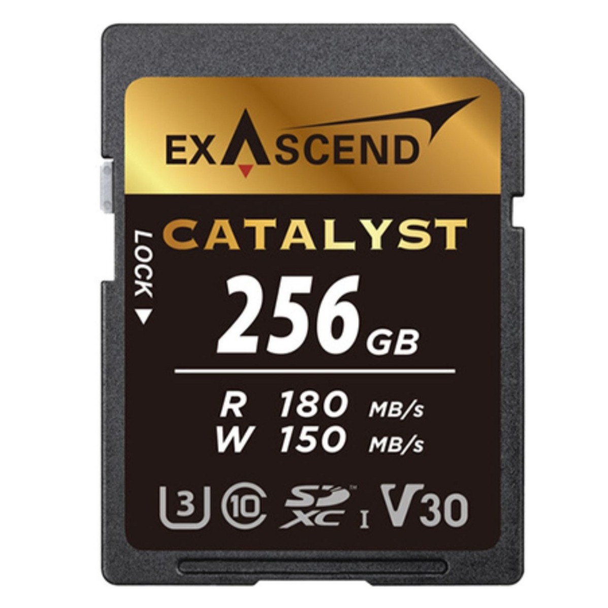 کارت حافظه اکساسند Exascend Catalyst UHS-I SDXC 256GB 180MB/S V30 Memory Card