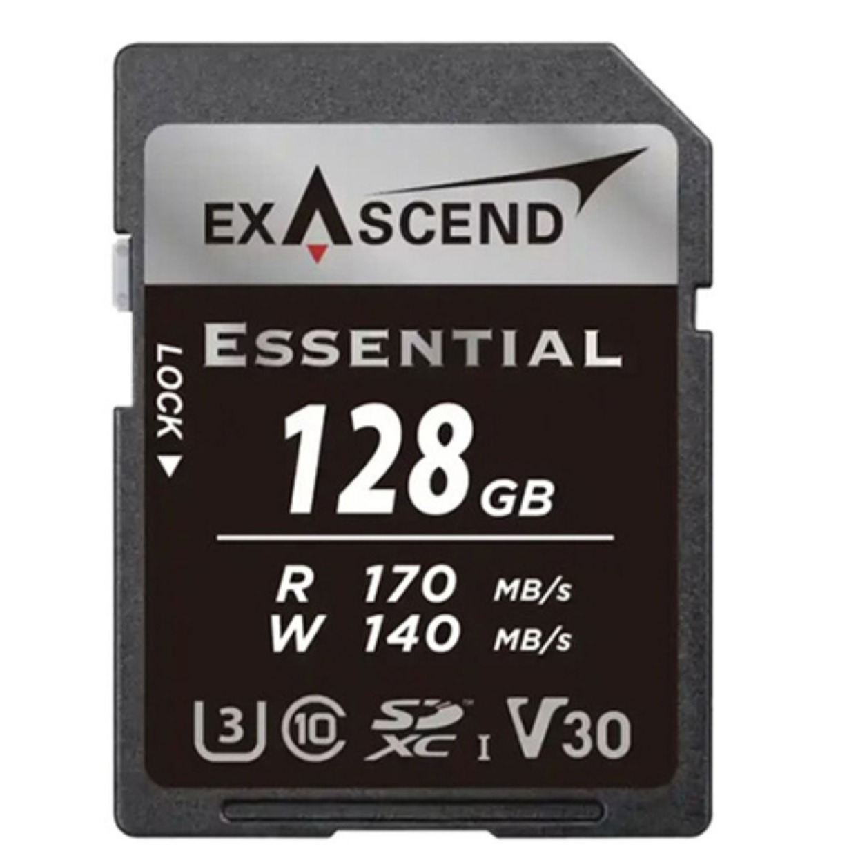 کارت حافظه اکساسند Exascend Essential UHS-I SDXC 128GB 170MB/S V30 Memory Card