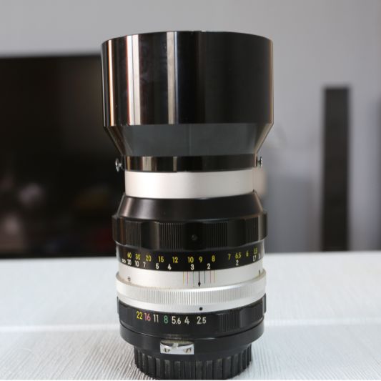لنز دست دوم لنز آنالوگ نیکون Nikon 105mm f/2.5 AIS (جعبه ندارد)
