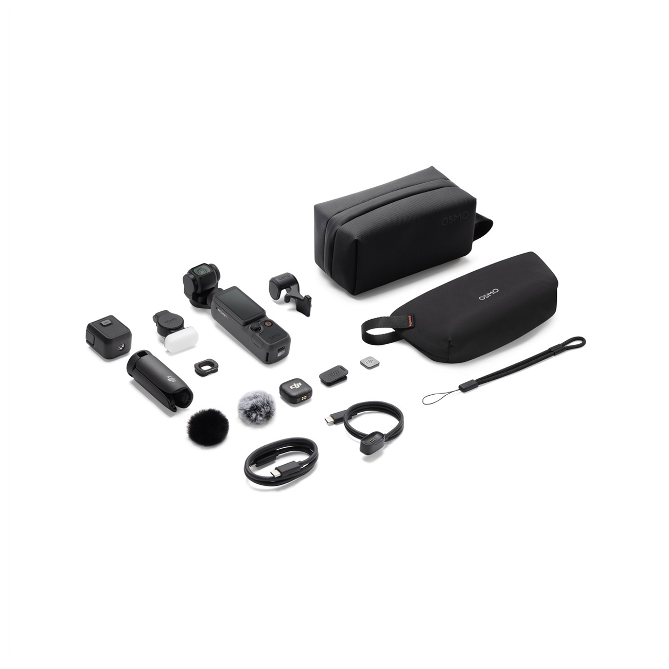 عکس از محتویات گیمبال اسمو پاکت Gimbal DJI Osmo Pocket 4 Creator Combo