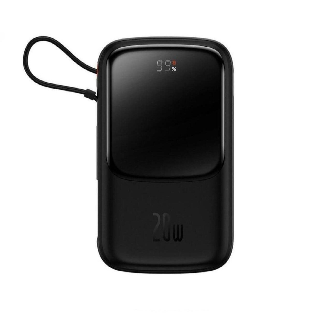 پاوربانک بیسوس Baseus PPQD020001 20W 10000mAh Fast Charge Power Bank Black
