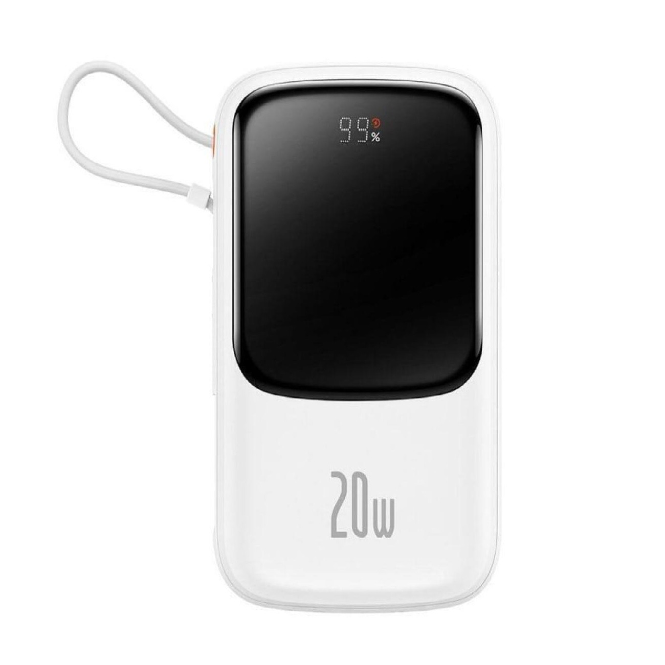 پاوربانک بیسوس Baseus PPQD020001 20W 10000mAh Fast Charge Power Bank White