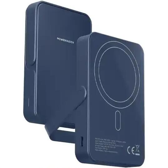 پاوربانک پاورولوژی Powerology PP036 10000mAh Magsafe Wireless 20W PD Fast Charging Power Bank
