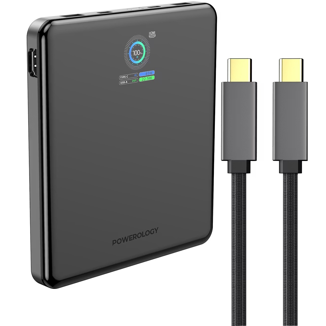 پاوربانک پاورولوژی Powerology PPBCHA89BK VoltStream Power Bank