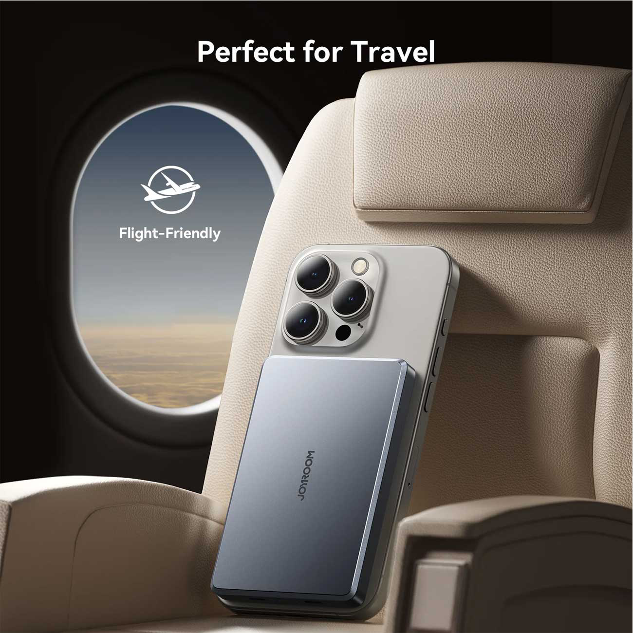 عکس از ویژگی های پاوربانک مگنتی جویروم خاکستری Joyroom JR-PBM08 20W 5000mAh Magnetic Power Bank Gray