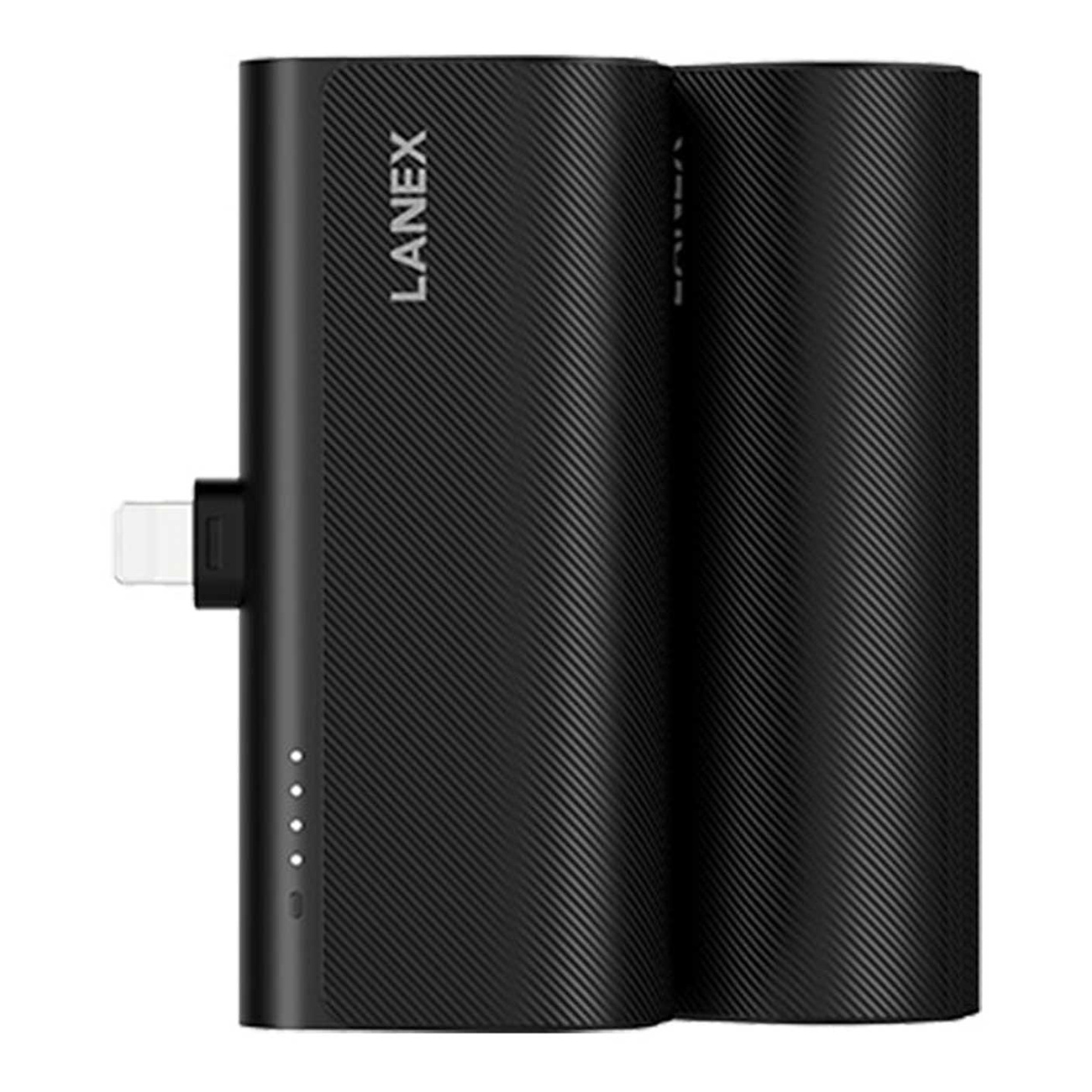 عکس از روبرو پاوربانک لانکس Lanex LP25 5000mAh Power Bank