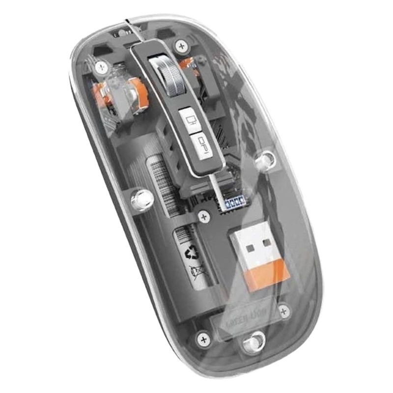 ماوس بی‌سیم گرین لاین Green lion Transparent Mouse 2