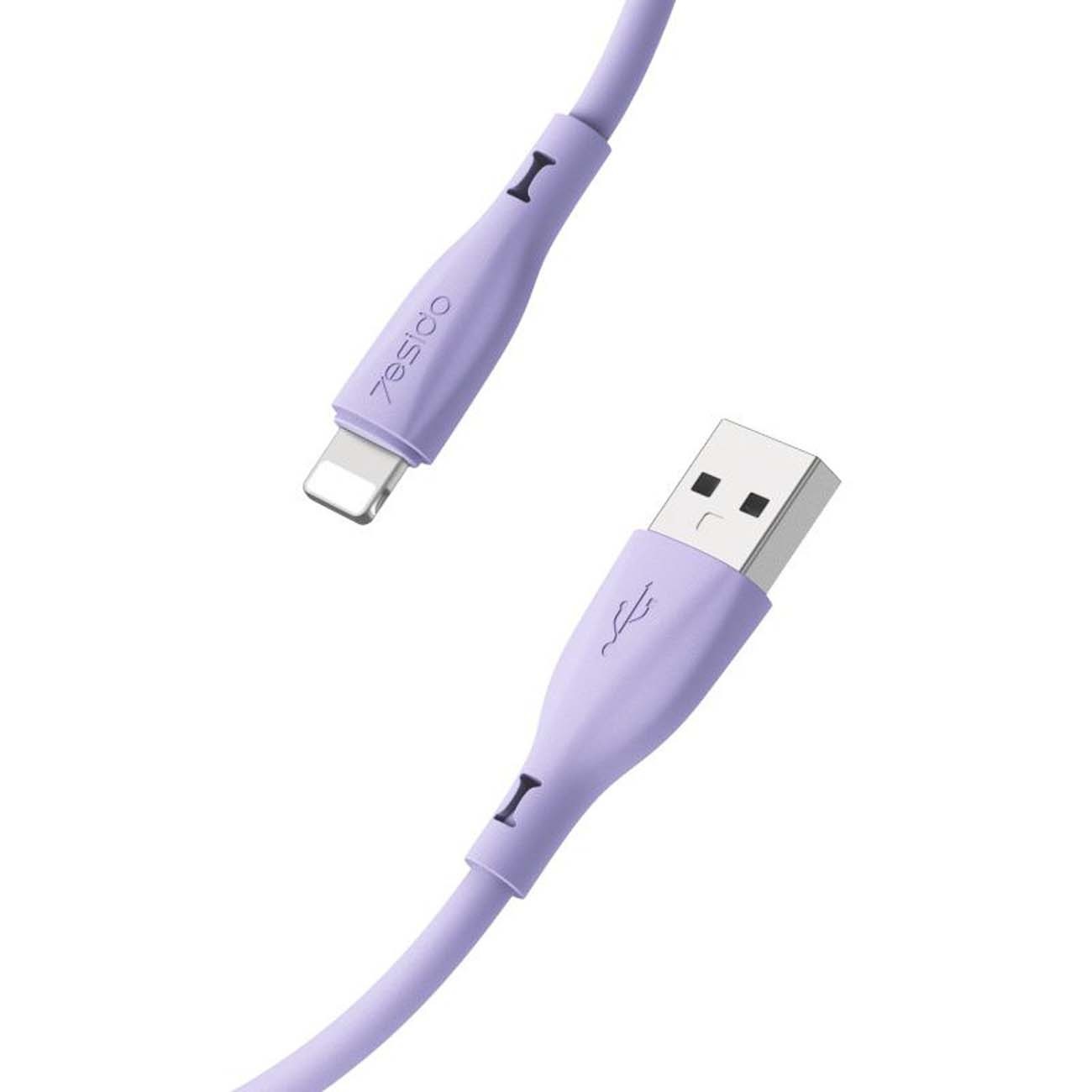 کابل تبدیل یسیدو Yesido CA119 1m USB-A to USB-C Cable Purple