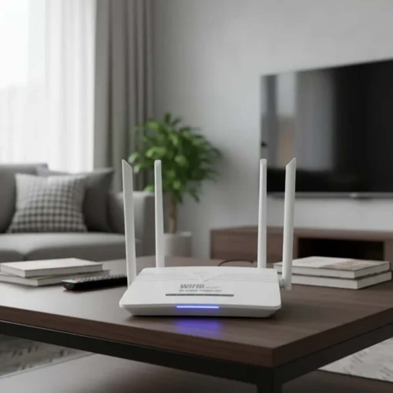 نمای کاربردی مودم 4G اسفیورد Sfiord T843 Desktop 4G LTE Wi-Fi 6 Modem