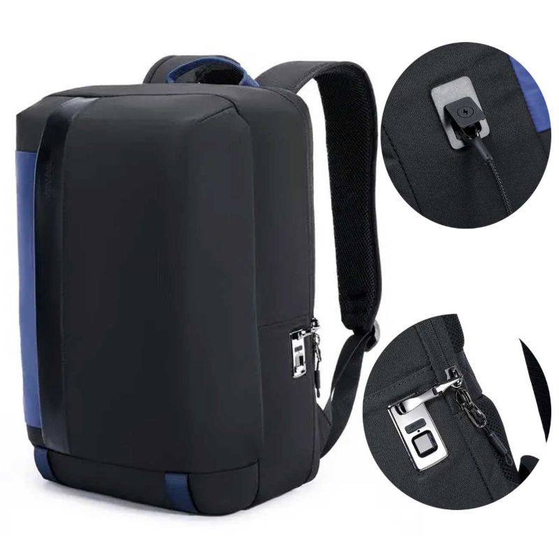 کوله پشتی مخصوص لپتاپ پرودو Porodo Lifestyle with Finger Print PD-LSBPFPL Backpack